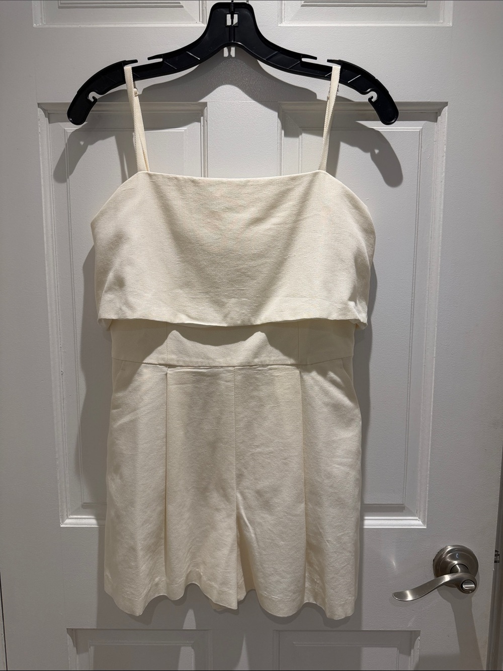 Club Monaco Off-White Textured Strapless Piece